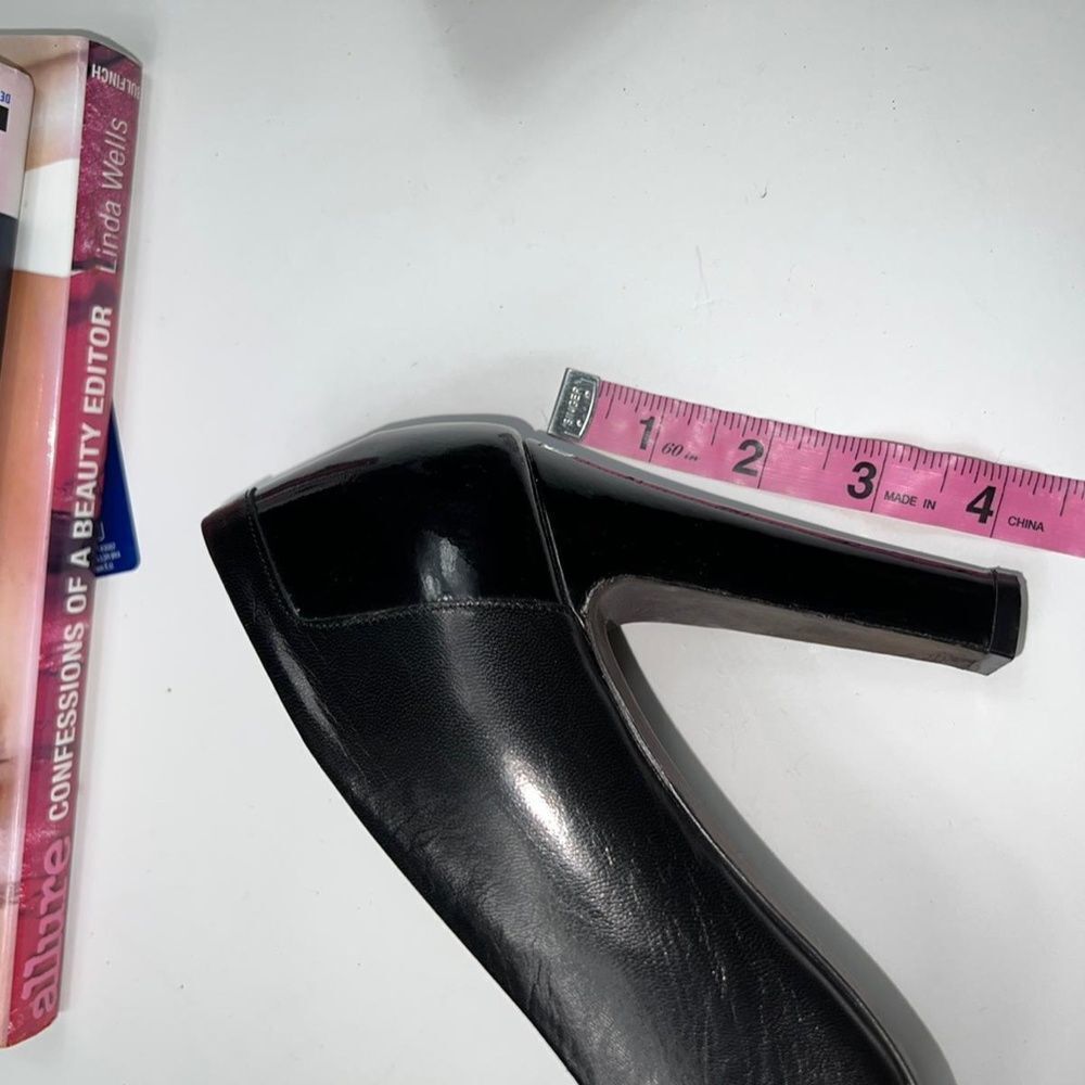 DANA DAVIS Sexy Black Leather Shoes - US 8.5 - Picture 8 of 10